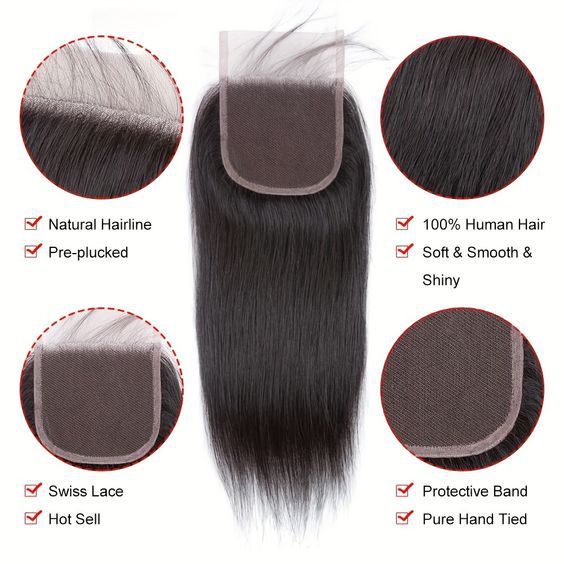 Closure/Frontal human hair - 29 - Scarlett Hair