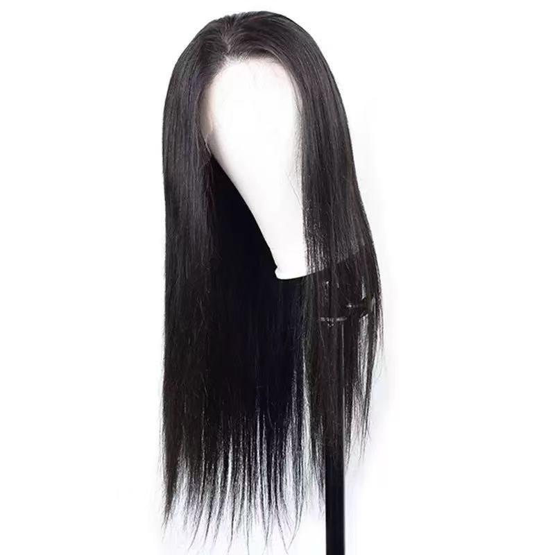 Natural Black Straight Human Hair Wig 