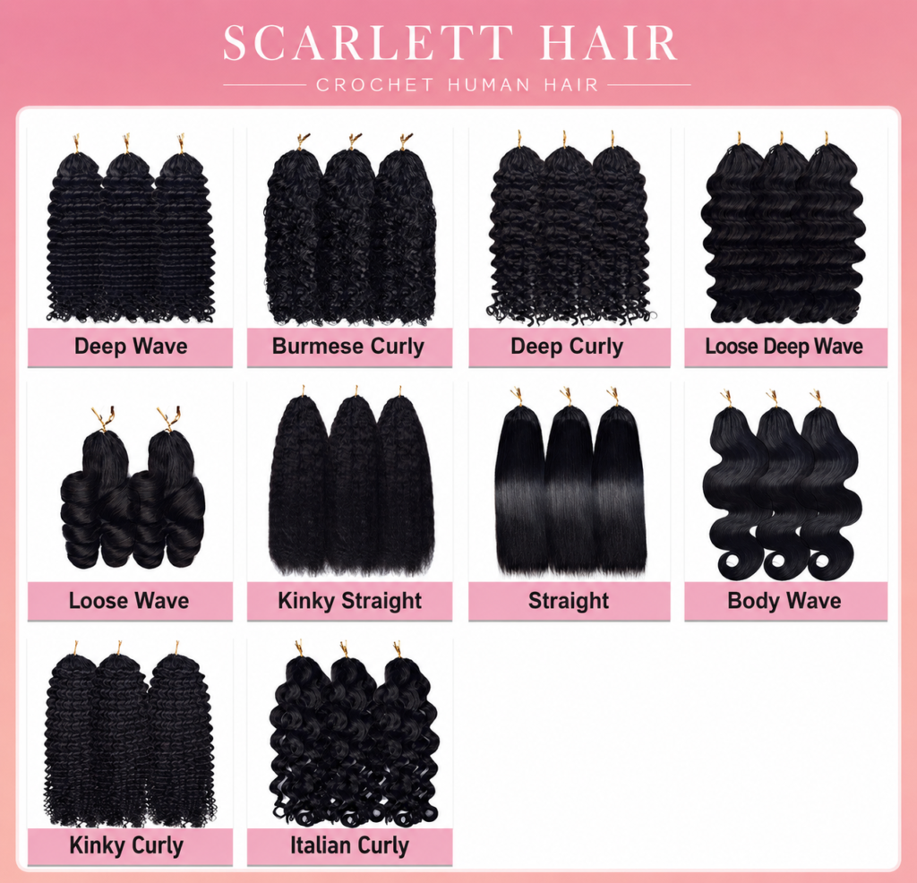 Scarlett Hair - 钩针编发